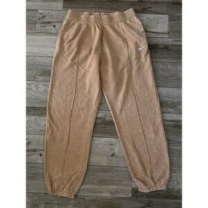 Nike Training Jogger High Rise Fleece Pants Tan tie dye Men size L